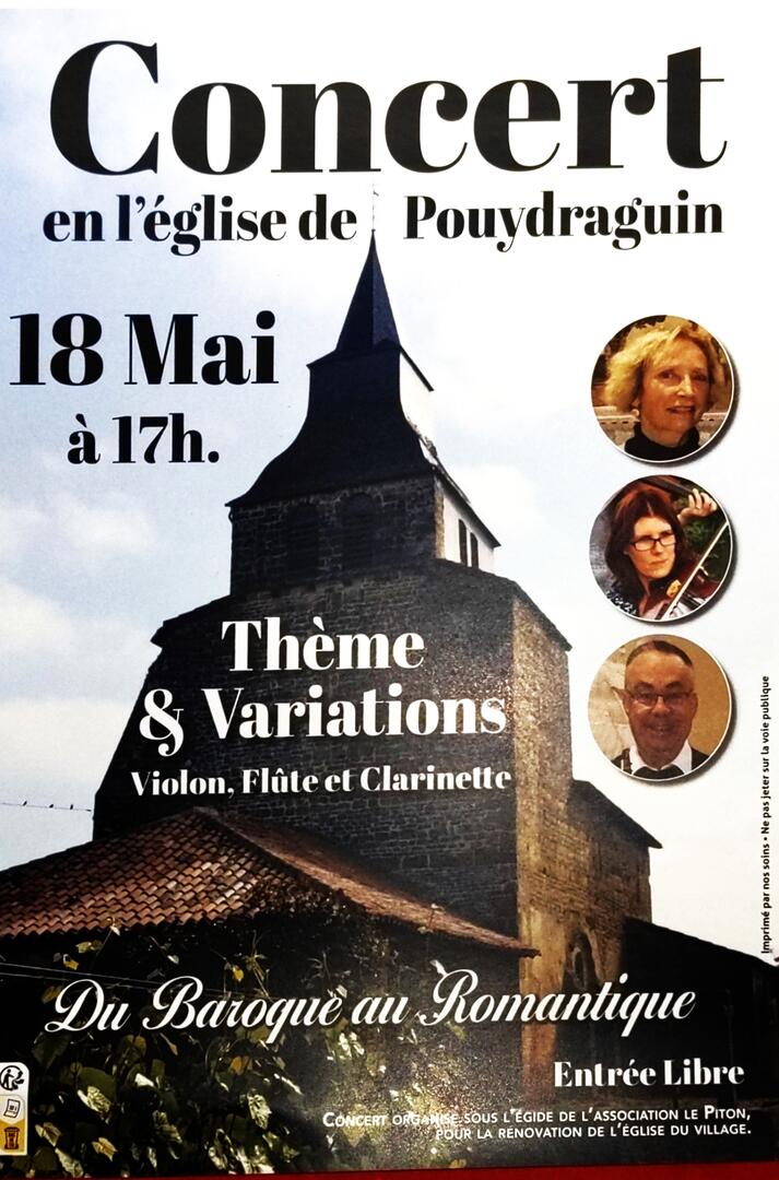 AFFICHE CONCERT du 18 mai 2025