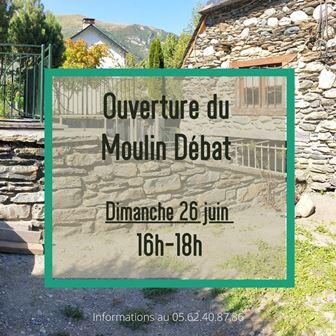 Affiche - moulin ouverture