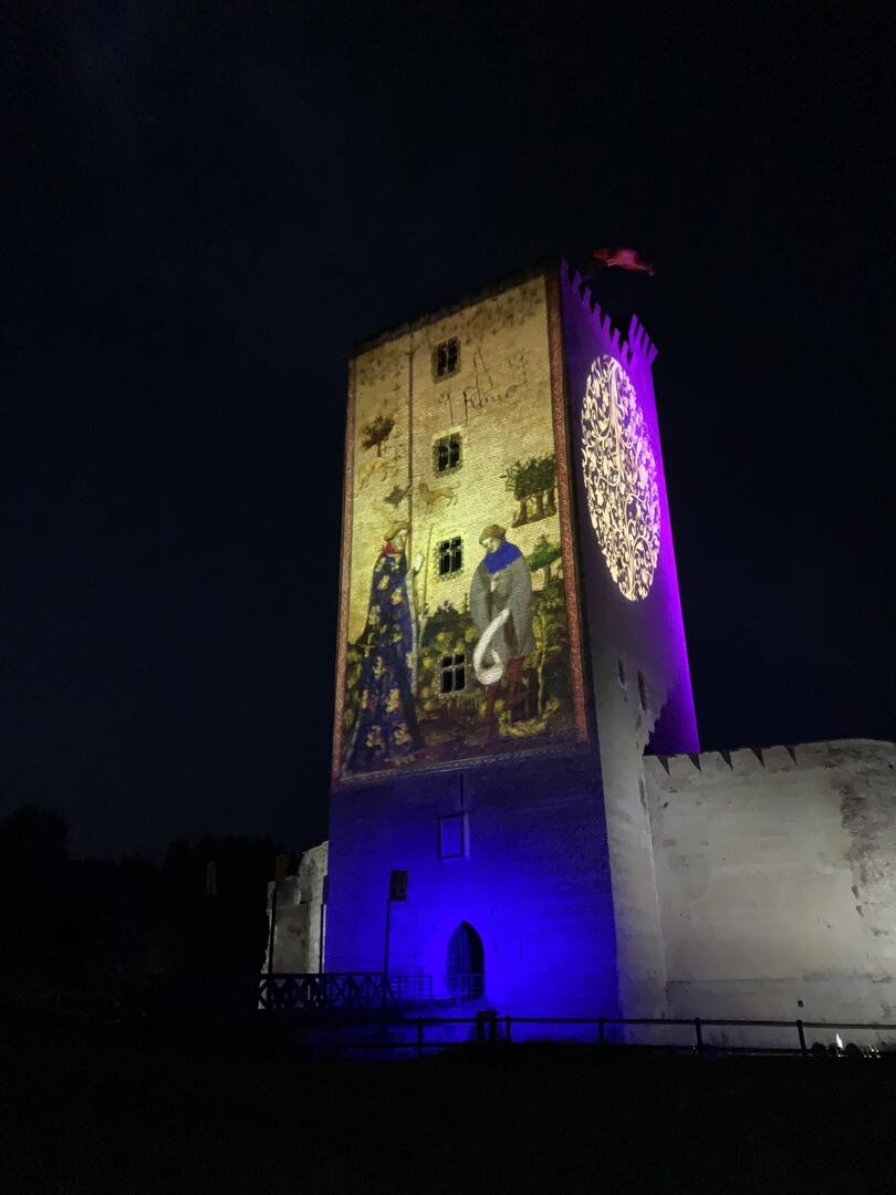 château illumination