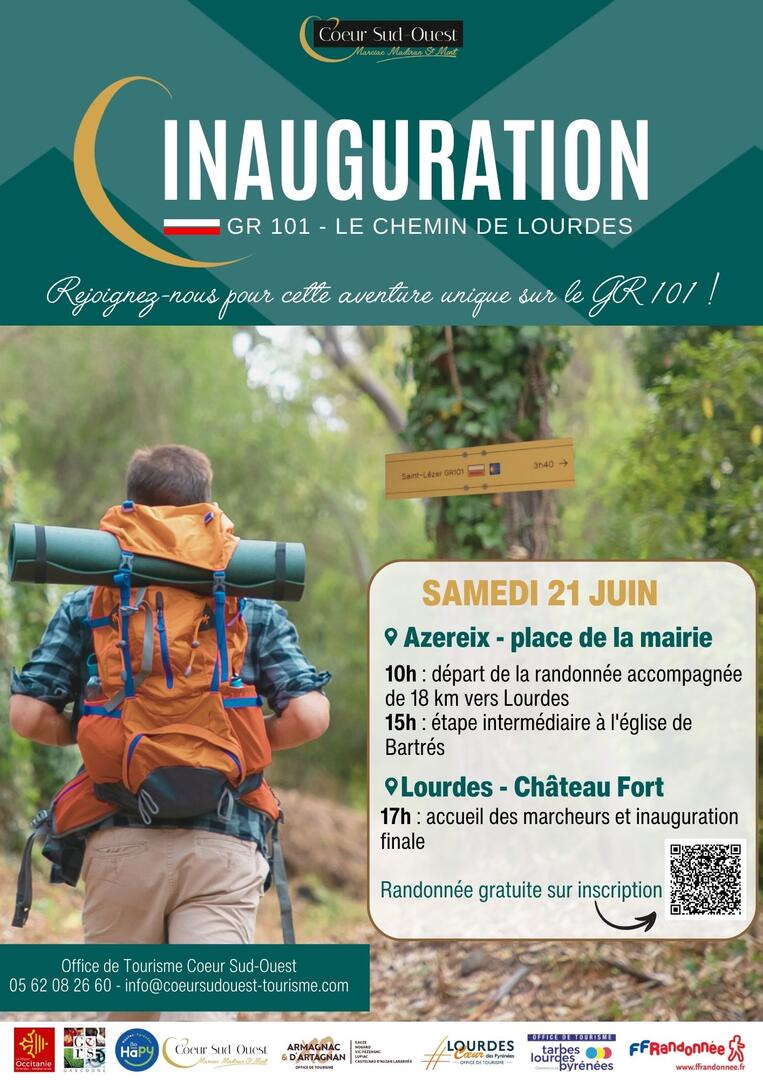 Affiche Inauguration GR 101 - 4
