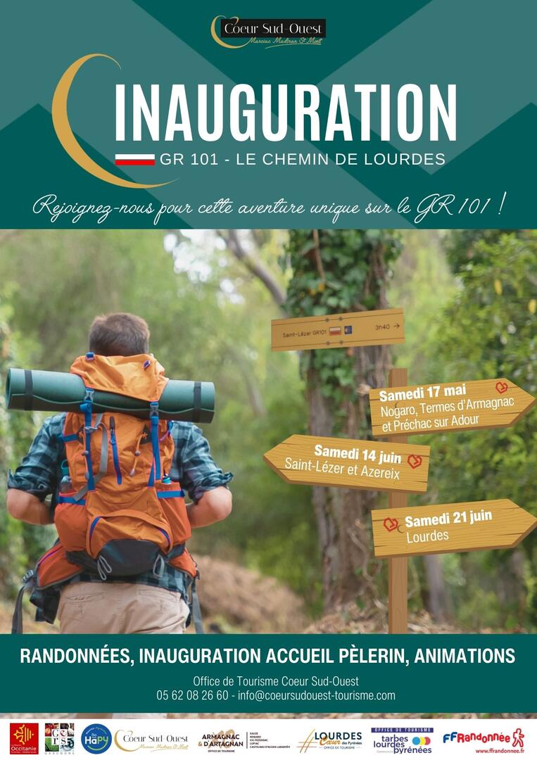 Affiche Inauguration GR 101 - 1