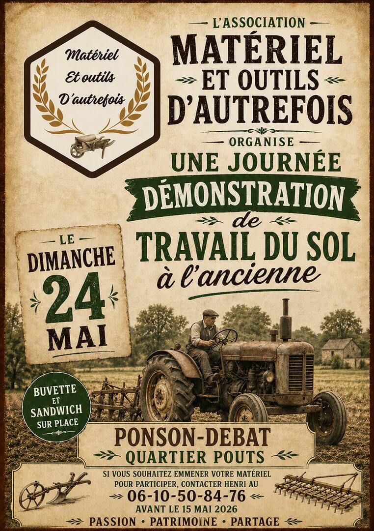 Journée démonstration Ponson-Débat