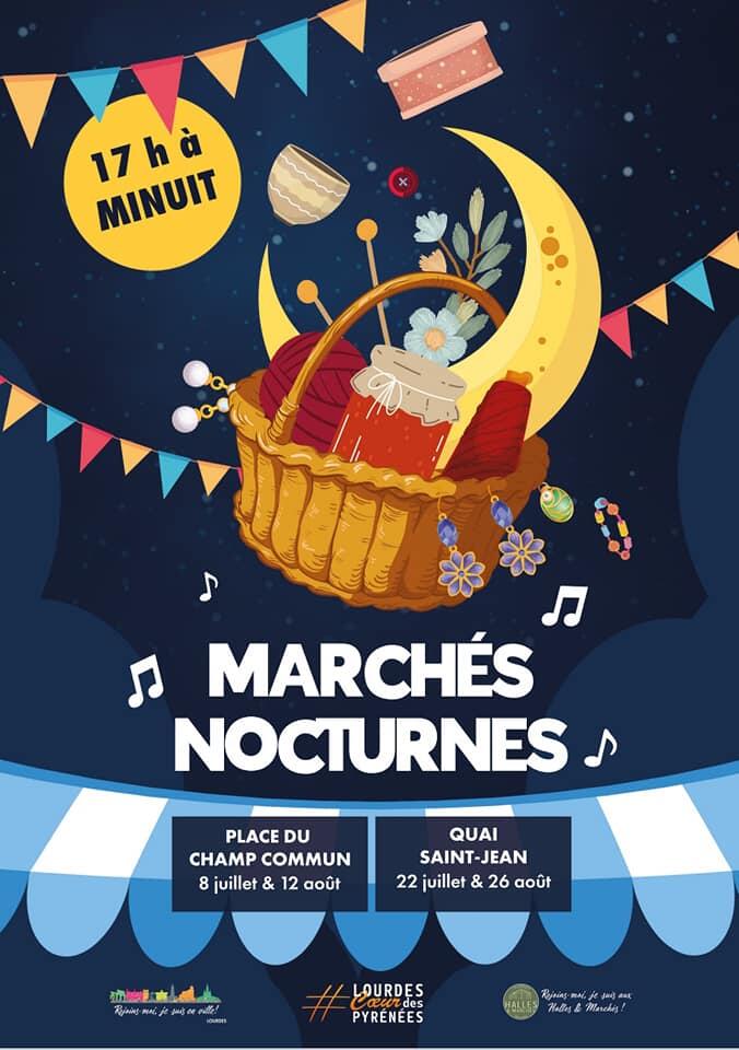 Lourdes marchés nocturnes été 2022