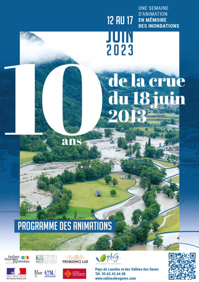 Lourdes anniversaire crues 2013