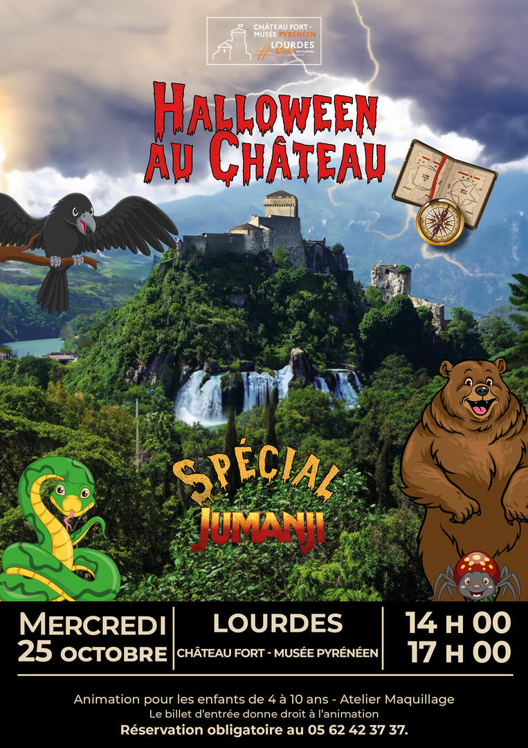 Lourdes château fort musée pyrénéen Halloween 2023