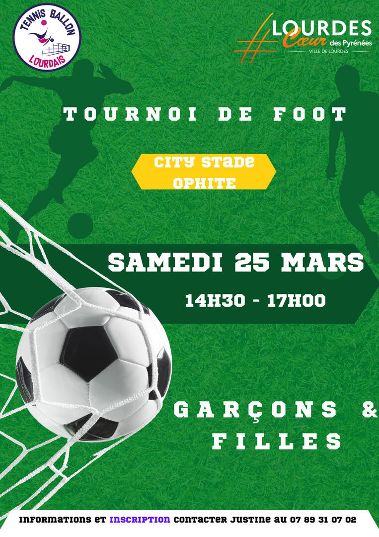 Lourdes cité Ophite tournois de foot 25 mars 2023