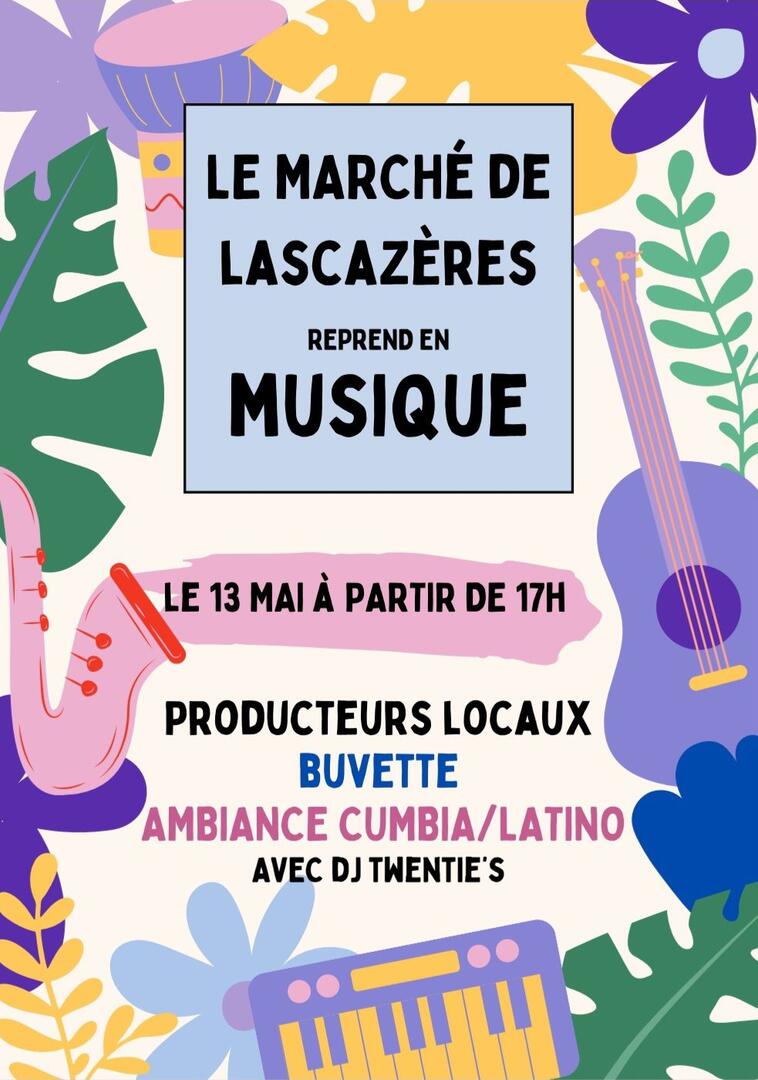 Marché de Lascazères
