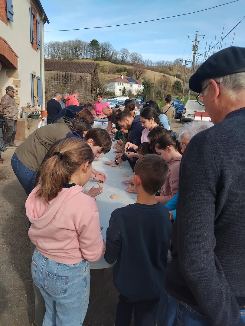 Moulin de Sabathier à Conchez atelier fabrication pain