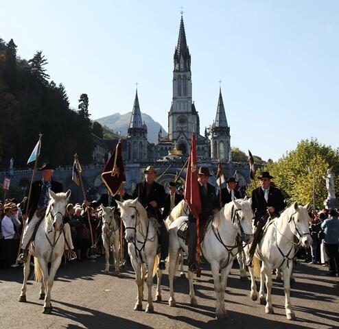 Pèlerinage des gardians Lourdes