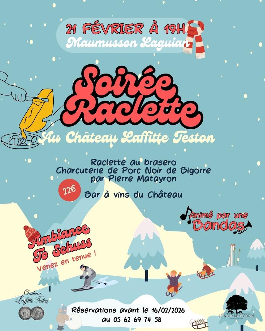 Soirée raclette ©Laffitte Teston