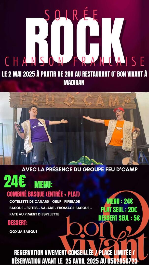 concert et repas - madiran - 02.05