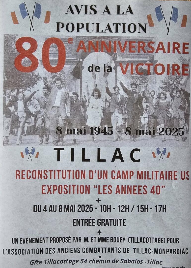 reconstituton historique . 08.05 . Tillac