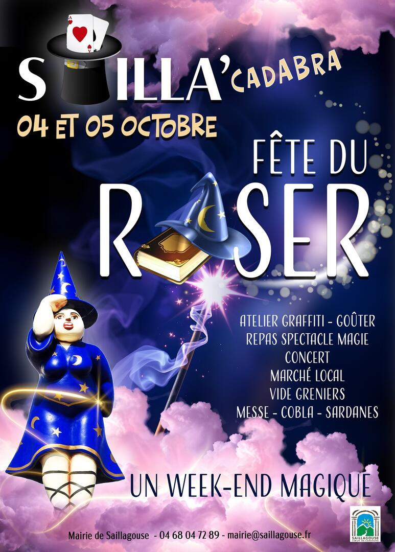 4 et 5 oct FETE DU ROSER SAILLA