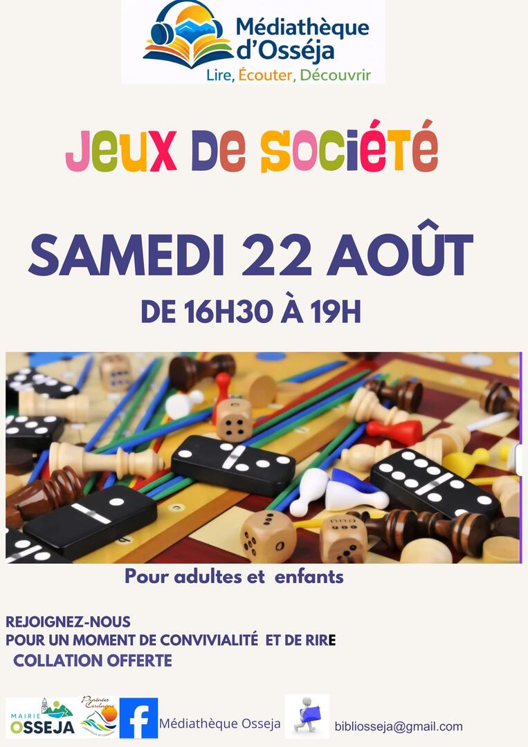 Affiche Soirée Jeux de Société Moderne Illustré Multicolore - 1