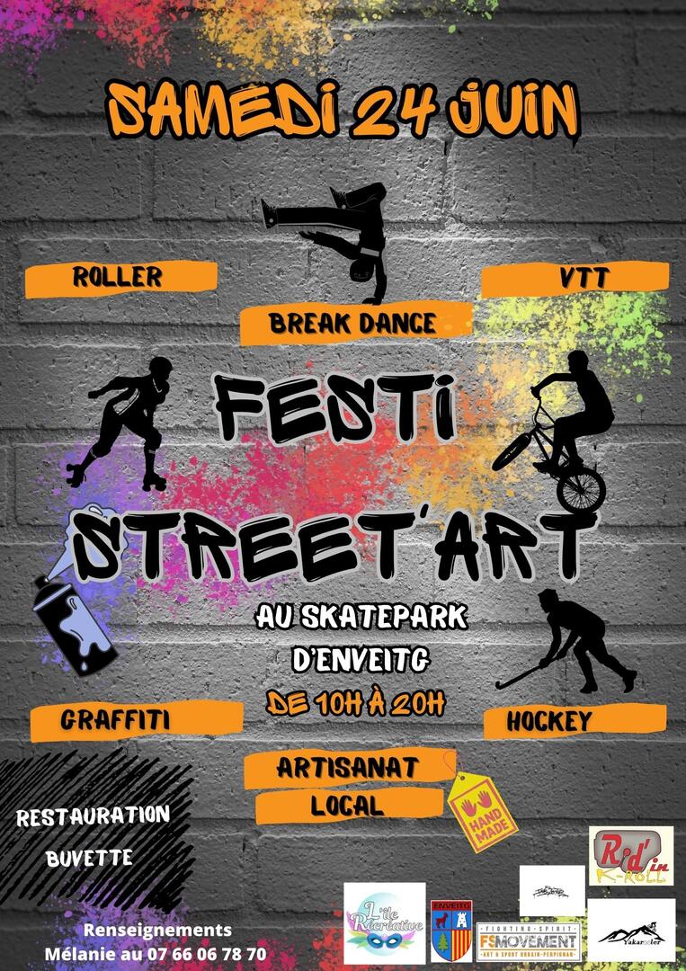 24 juin Festi street'art Enveitg