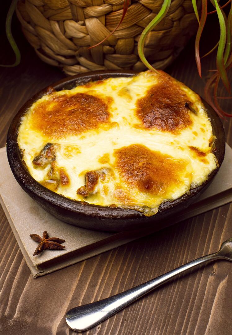 Lasagna, or casserole, or a meat pie.