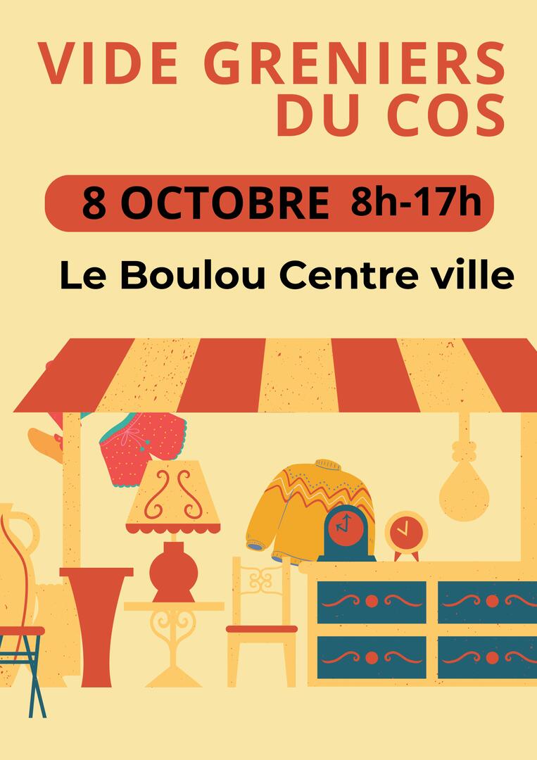 Affiche vide grenier SANS INSCRIPTIONS - 2