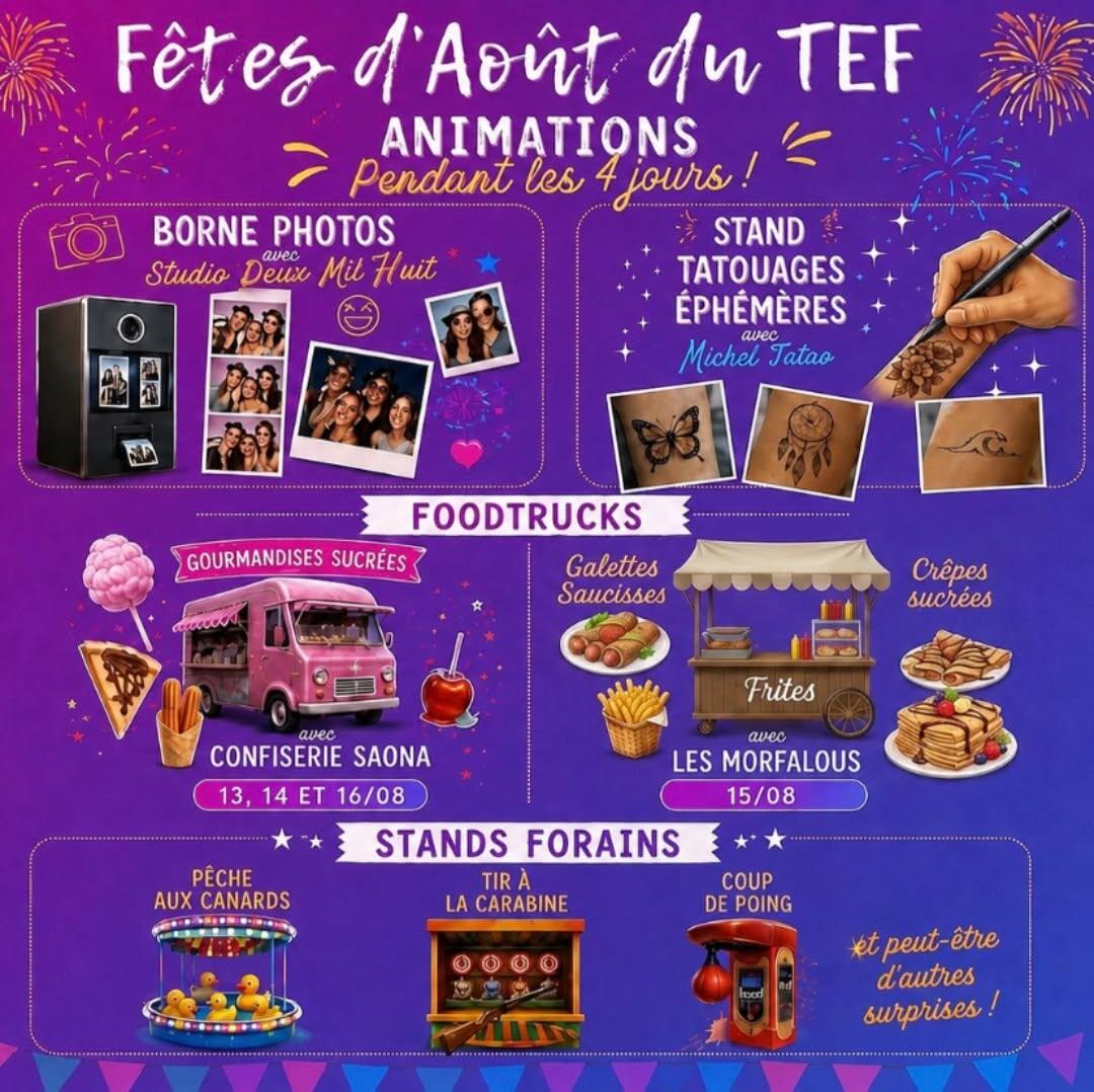 AFFICHE - FETE LATOUR DE FRANCE - du 13 au 16-08-2026 - TEF