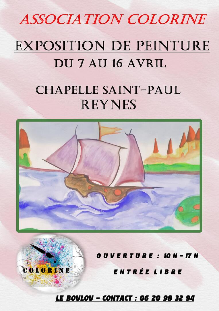 AFFICHE EXPO REYNES 2023