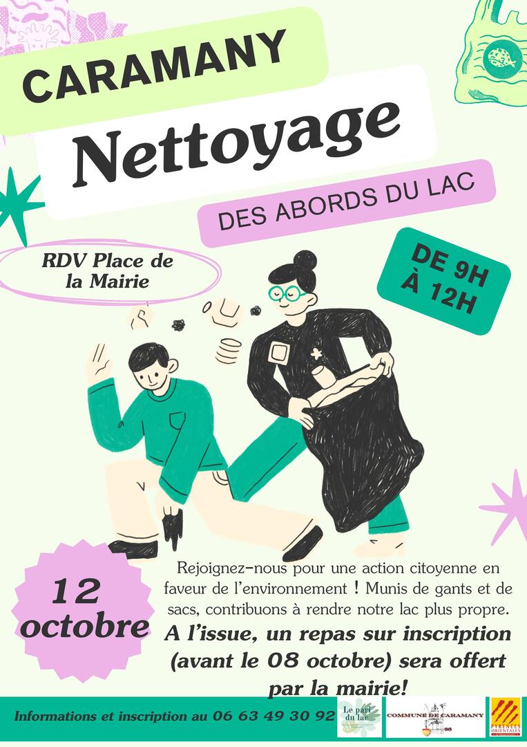 Affiche Ramassage des Déchets 12oct25-CARAMANY