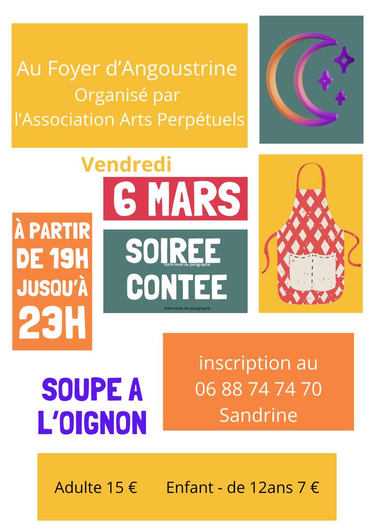 Affiche événement soirée barbecue illustration moderne coloré - 1