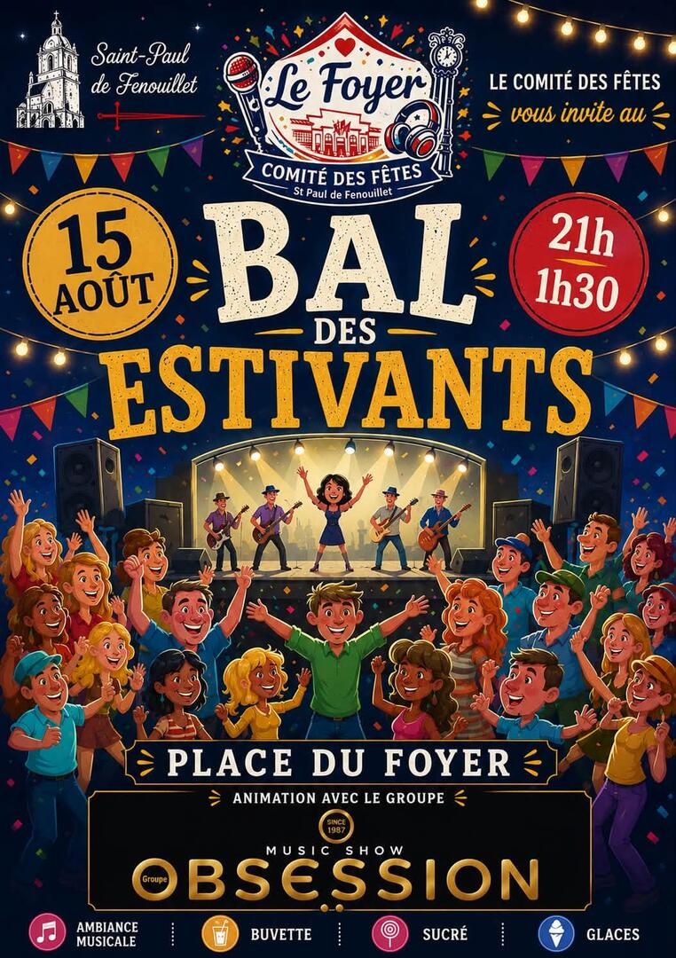 BAL DES ESTIVANTS - 15-08-26 - comité des fête le foyer