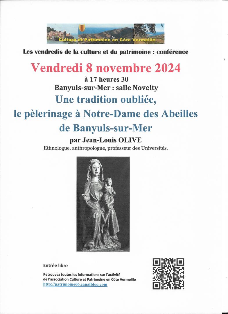 Conférence 20241108 Pelerinage Notre Dame des Abeilles