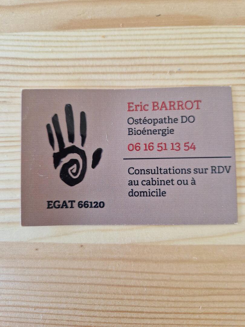 ERIC BARROT OSTEO - TARGA