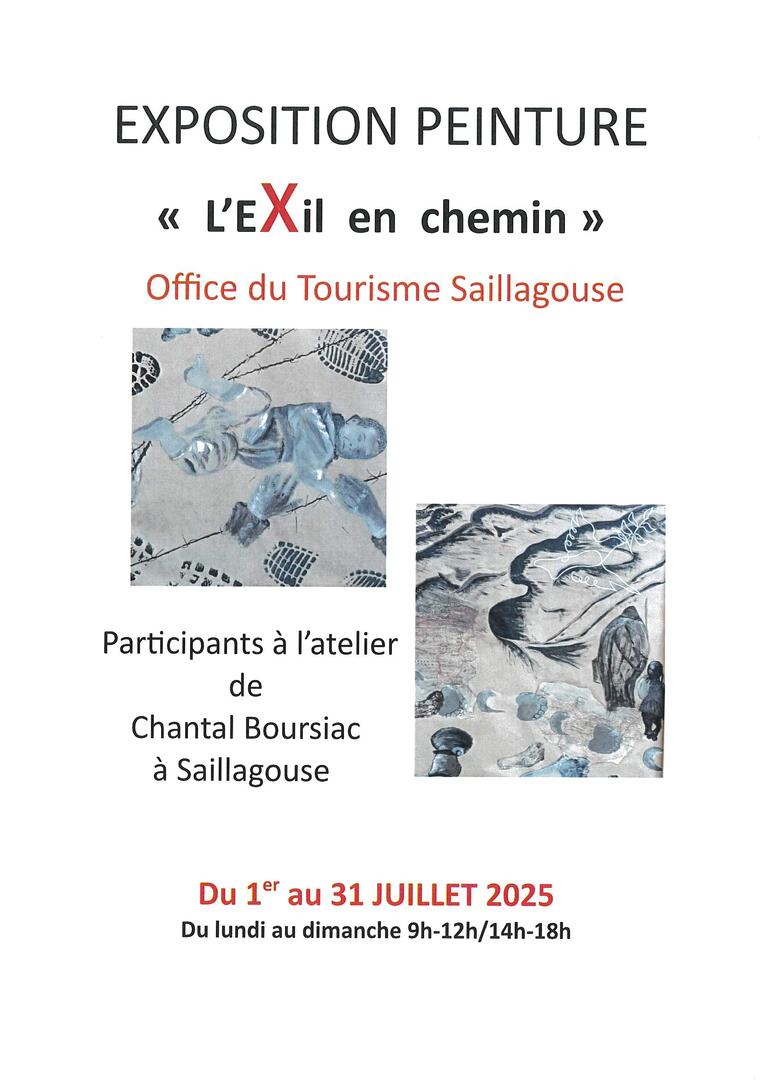 Expo élèves Chantal Boursiac juillet 25