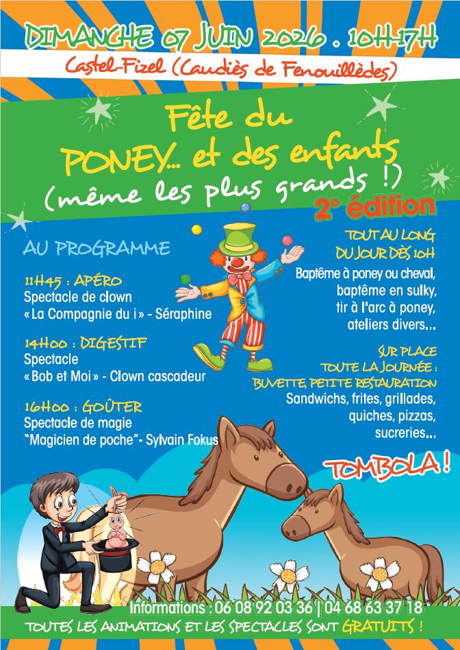Fete poney et enfants - castel fizel - 07-06-2026