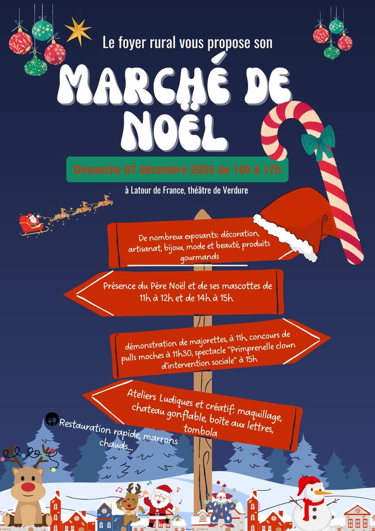 Marché de Noël - LATOUR DE FRANCE 07-12-2025