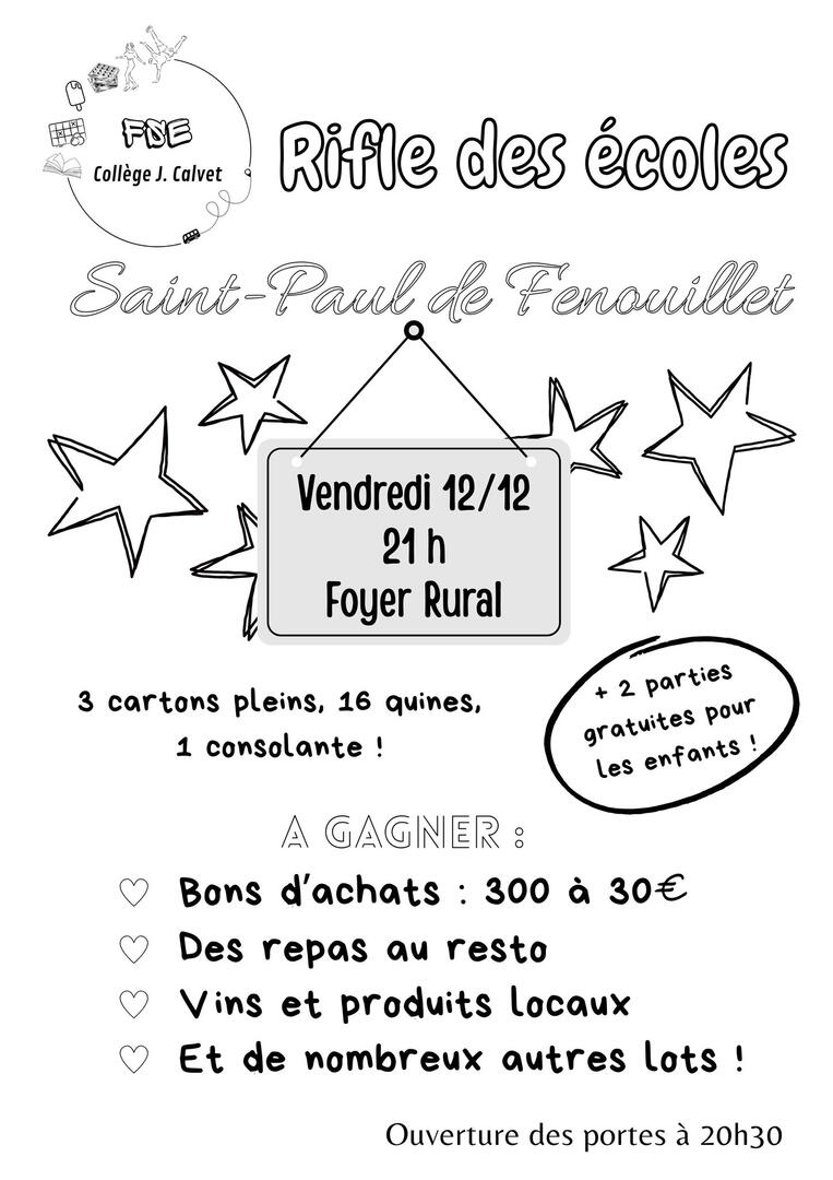 RIFLE DES ECOLES - 12-12-2025- ST PAUL