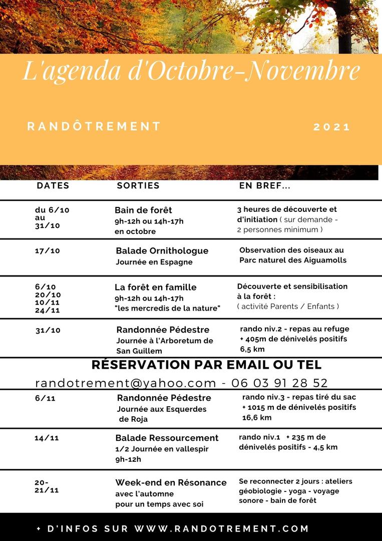 Randôtrement oct nov
