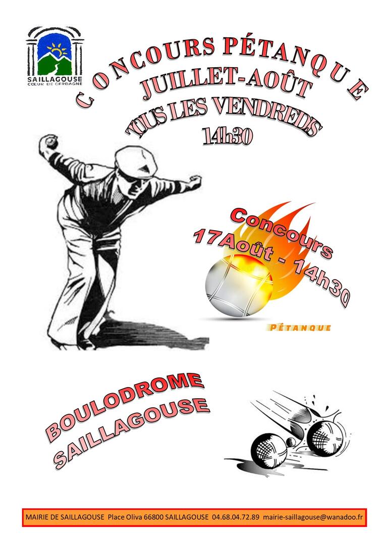 SAILLA petanque aout