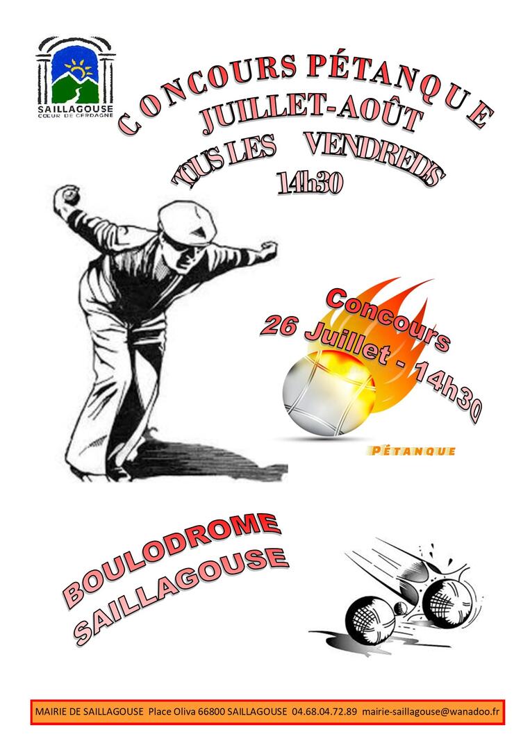 SAILLA petanque juillet