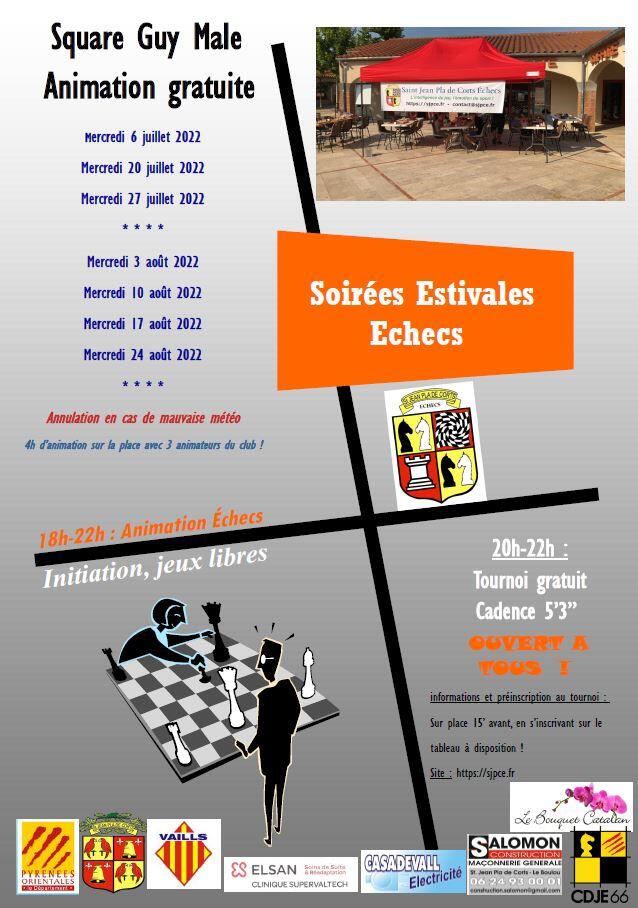 Soirée estivale échecs
