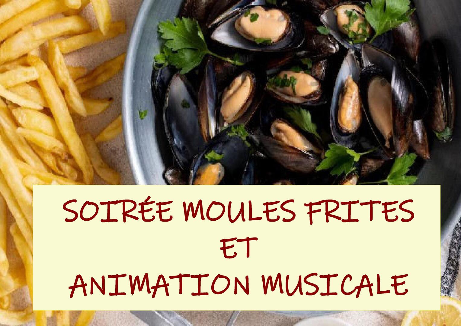 Soirée moules frites