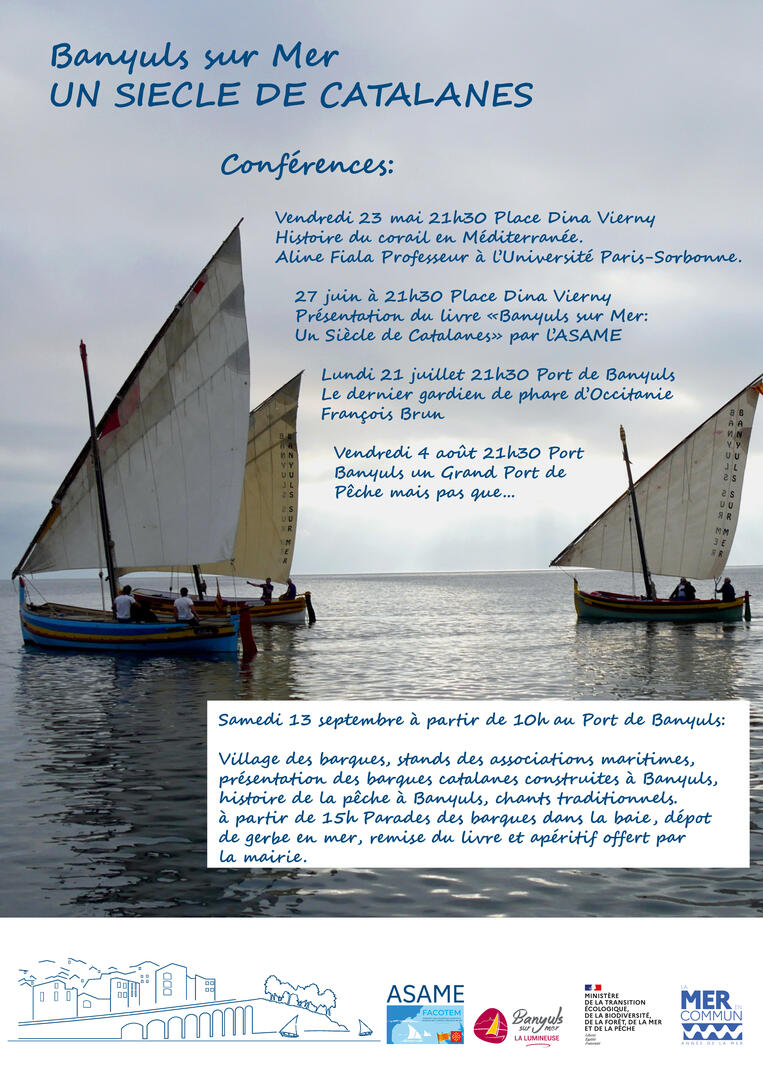 affiche barques de banyuls