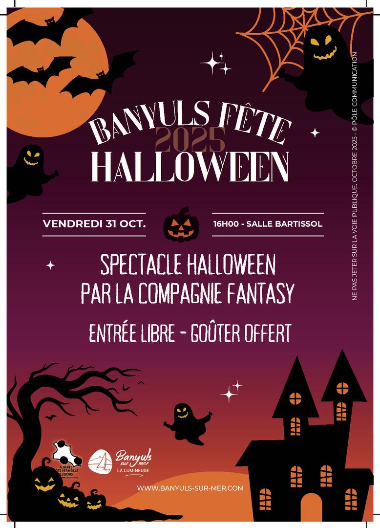 affiche Halloween 2025