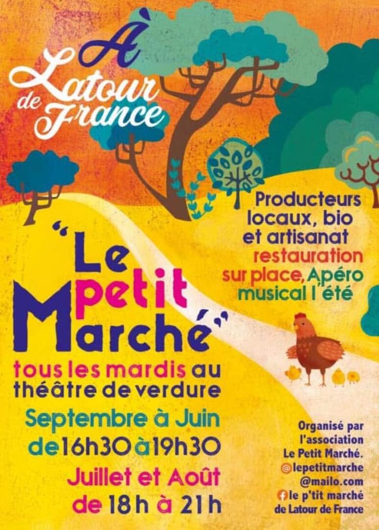 le petit marché - latour de france