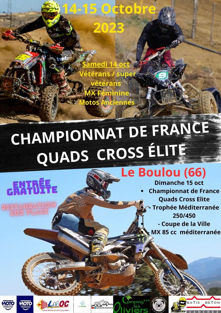 moto cross championnat occitanie 14 15 oct