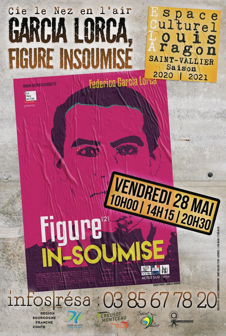 Affiche Garcia Lorca, figure insoumise