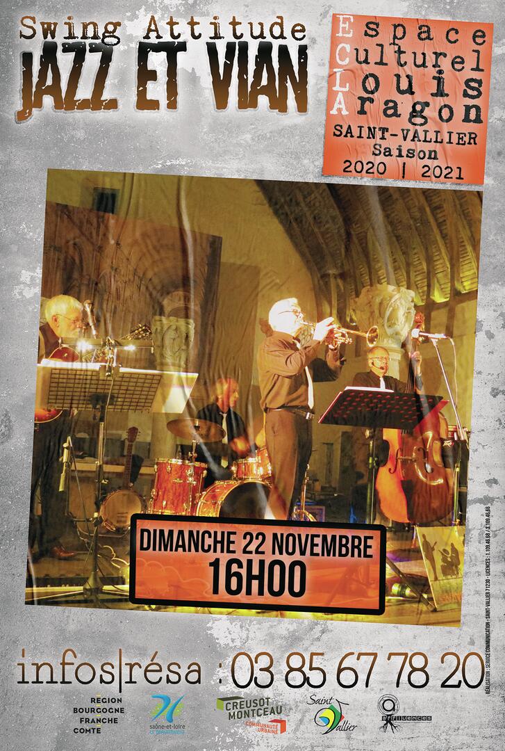 Affiche Jazz et Vian