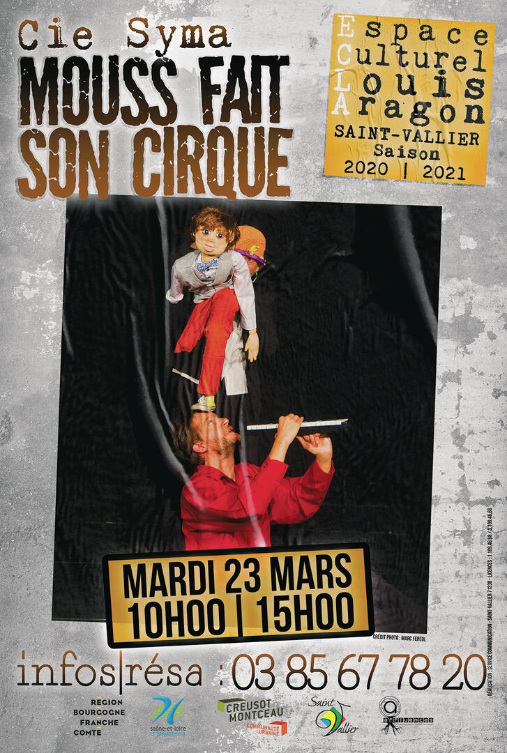 Affiche Mouss fait son cirque