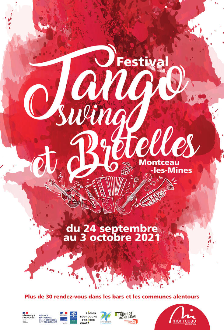 Affiche festival Tango Swing et Bretelles 2021
