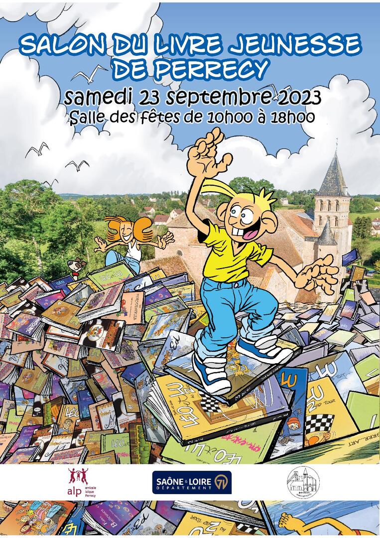 Affiche salon du livre jeunesse
