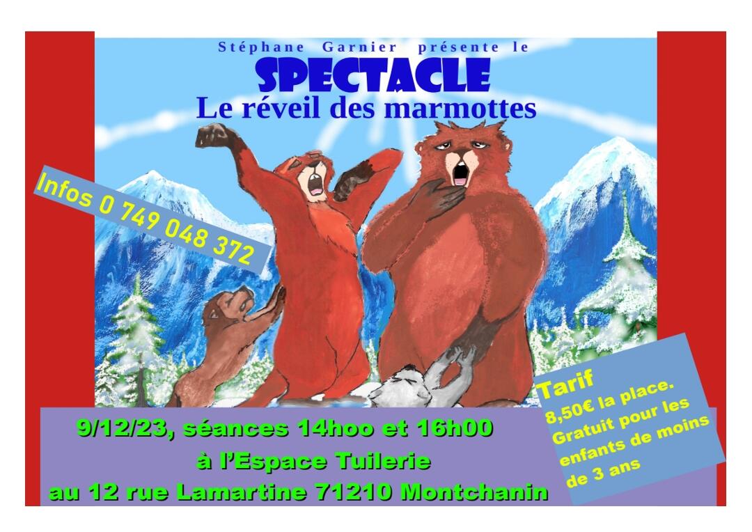 spectacle pour enfants : le réveil des marmottes