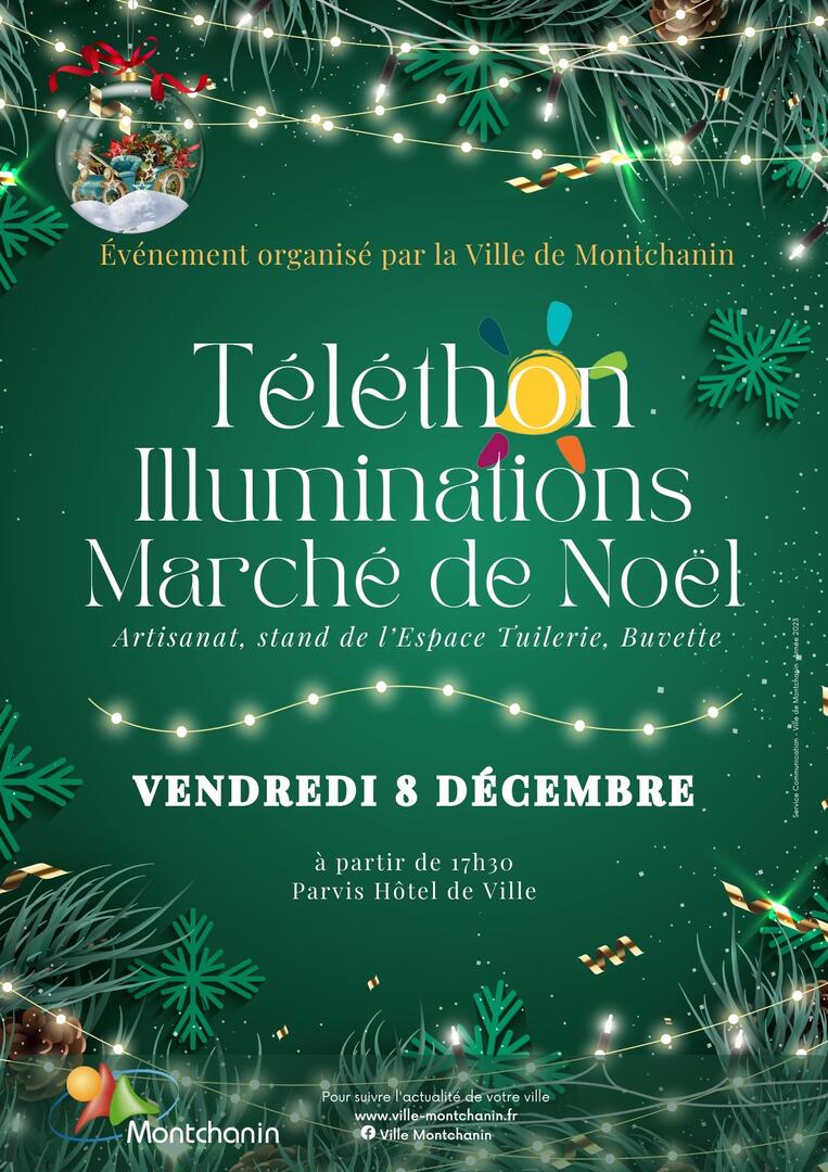 Téléthon, Illuminations et Marché de Noël