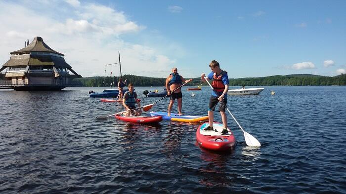 famille paddle lac des settons