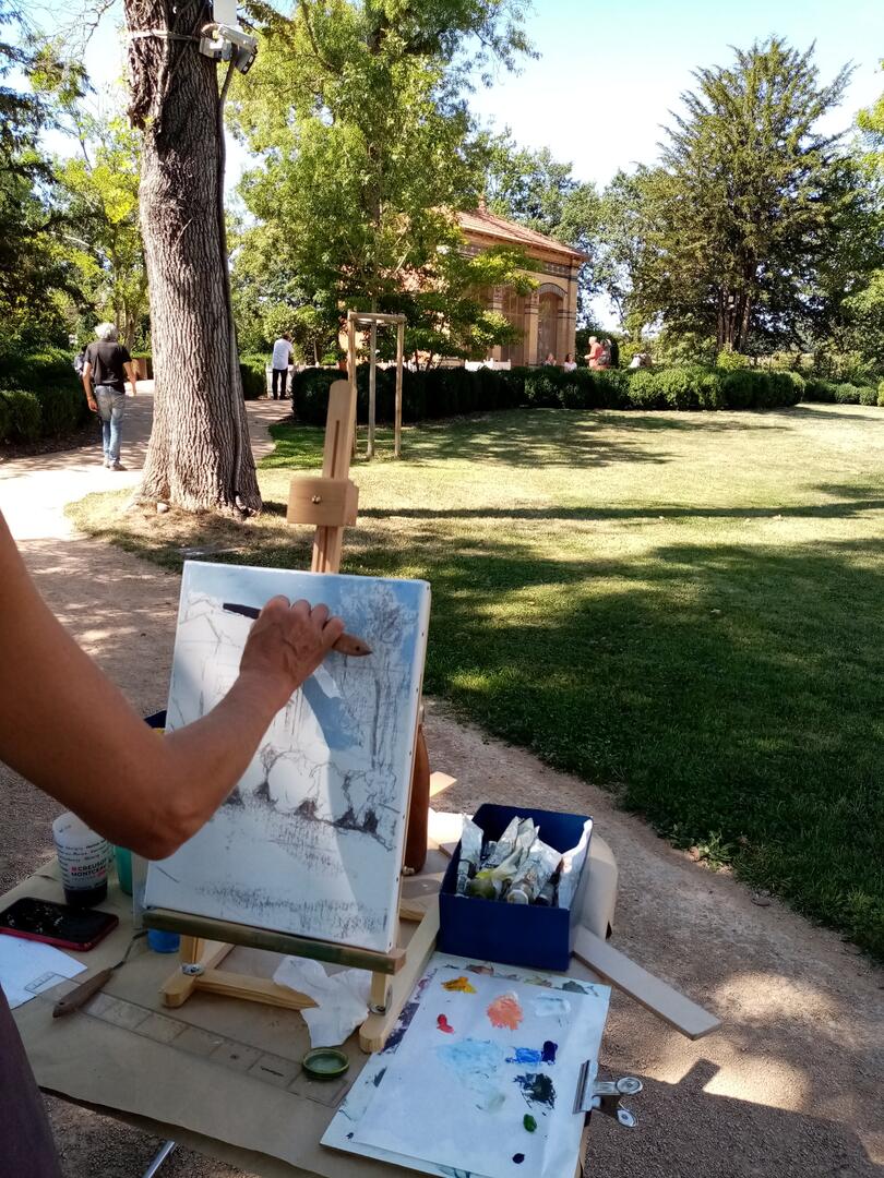 Artistes au jardin Villa Perrusson